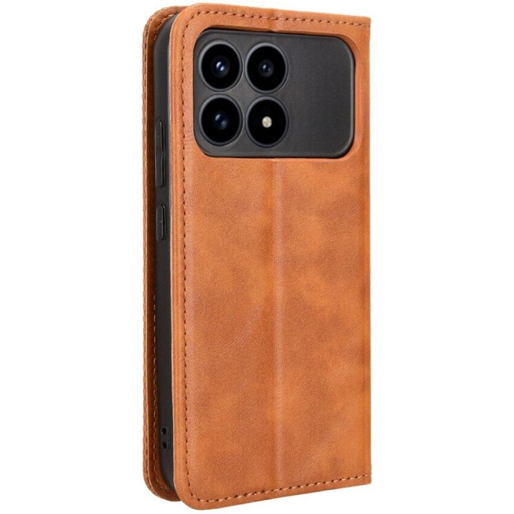 Чохол Deexe Retro Style для Xiaomi Poco F8 Pro - Brown (403502Z) Чохол Deexe Retro Style для Xiaomi Poco F8 Pro - Brown: фото 8 з 19