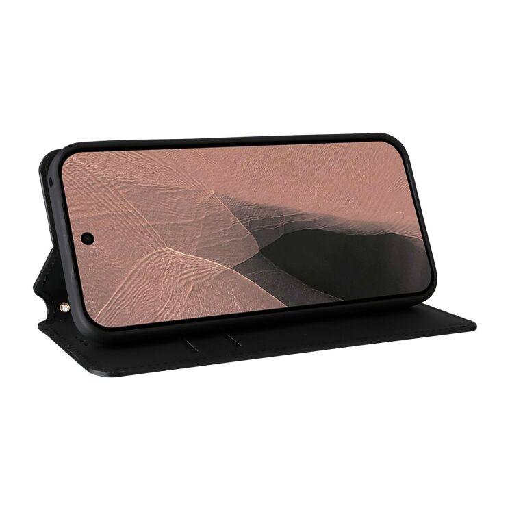 Чехол Deexe Rhombus Book для Google Pixel 11 Pro XL - Black: фото 4 из 7