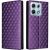 Чехол Deexe Rhombus Book для Motorola Edge 70 Max - Purple: фото 1 из 7