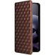 Чохол Deexe Rhombus Book для Motorola Moto G77 - Brown (406811Z). Фото 6 з 10