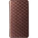 Чохол Deexe Rhombus Book для Motorola Moto G77 - Brown (406811Z). Фото 7 з 10