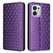 Чохол Deexe Rhombus Book для OPPO A6 Pro - Purple (402302V)