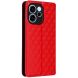 Чехол Deexe Rhombus Book для OPPO Reno 15 F/FS - Red (405819R). Фото 7 из 7