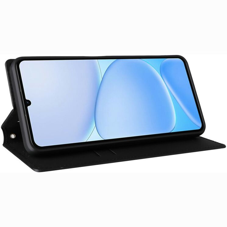 Чохол Deexe Rhombus Book для Realme Note 80 - Black (412403B) Чохол Deexe Rhombus Book для Realme Note 80 - Black: фото 3 з 7