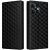 Чохол Deexe Rhombus Book для Realme Note 80 - Black: фото 1 з 7