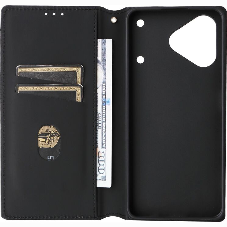 Чохол Deexe Rhombus Book для Realme Note 80 - Black (412403B) Чохол Deexe Rhombus Book для Realme Note 80 - Black: фото 5 з 7