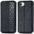 Чехол Deexe Rhombus Wallet для Apple iPhone 16e - Black: фото 1 из 10