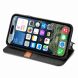 Чехол Deexe Rhombus Wallet для Apple iPhone 16e - Black (376412B). Фото 3 из 10