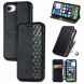 Чехол Deexe Rhombus Wallet для Apple iPhone 16e - Black (376412B). Фото 4 из 10
