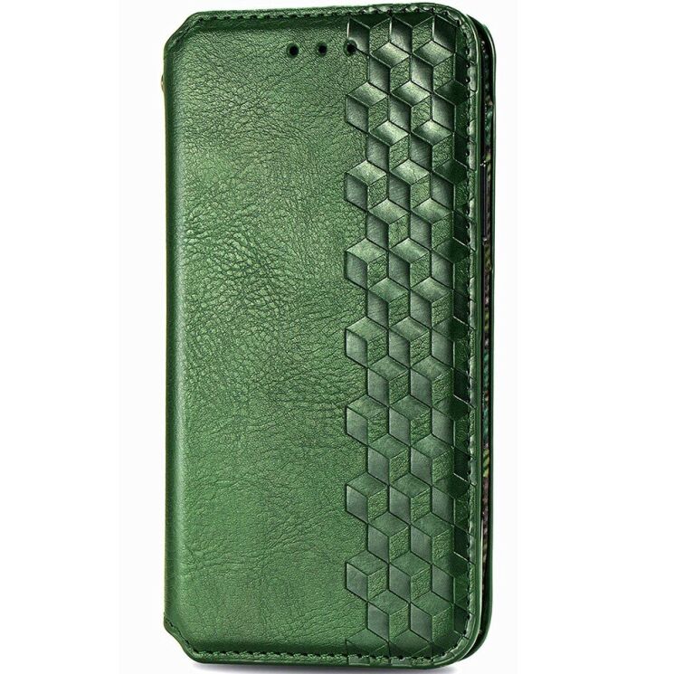 Чохол Deexe Rhombus Wallet для Samsung Galaxy A57 (A576) - Green: фото 4 з 8