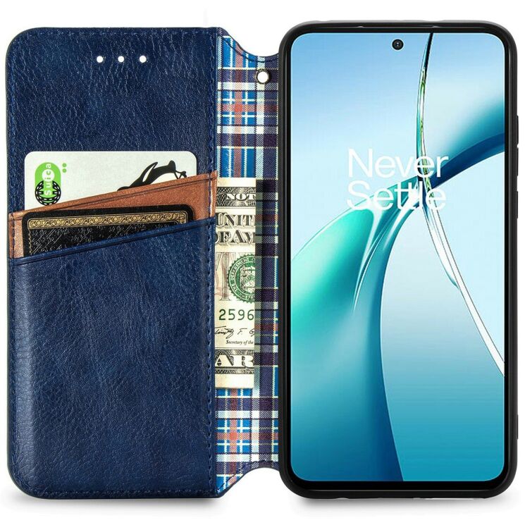 Чохол Deexe Rhombus Wallet для Xiaomi 15T Pro - Blue: фото 2 з 6