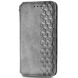 Чехол Deexe Rhombus Wallet для Xiaomi Poco F6 - Grey (355045H). Фото 4 из 9