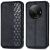 Чехол Deexe Rhombus Wallet для Xiaomi Redmi A3 - Black: фото 1 из 10