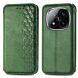Чехол Deexe Rhombus Wallet для Xiaomi Redmi Note 14 Pro - Green (373533G). Фото 2 из 10