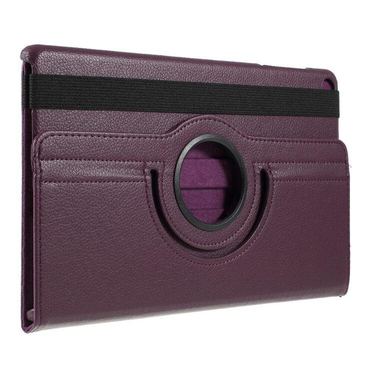 Чохол Deexe Rotation для Samsung Galaxy Tab A 10.1 2019 (SM-T510/515) - Purple: фото 2 з 6