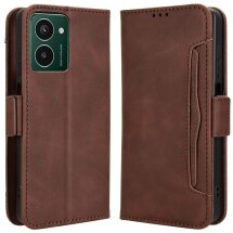 Чехол Deexe Wallet Stand для HMD Pulse / Pulse Pro / Pulse Plus - Brown: фото 1 из 7