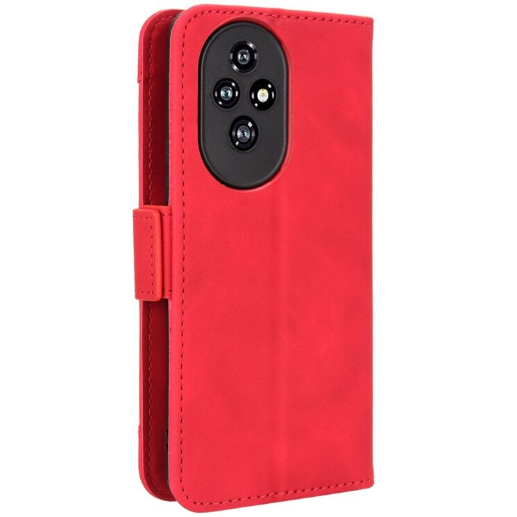 Чохол-книжка з кишеньками Deexe Wallet Stand для Honor 200 - Red: фото 7 з 7
