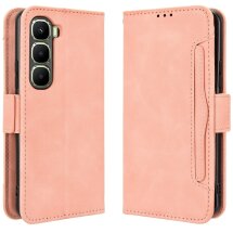Чохол Deexe Wallet Stand для Infinix Hot 60 Pro Plus - Pink: фото 1 з 15