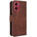 Чохол Deexe Wallet Stand для Motorola Moto G05 / Moto E15 - Brown (372704Z). Фото 7 з 7