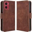 Чохол Deexe Wallet Stand для Motorola Moto G05 / Moto E15 - Brown (372704Z)