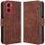 Чохол Deexe Wallet Stand для Motorola Moto G05 / Moto E15 - Brown: фото 1 з 7