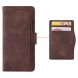 Чохол Deexe Wallet Stand для Motorola Moto G05 / Moto E15 - Brown (372704Z). Фото 6 з 7