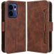 Чехол Deexe Wallet Stand для OPPO Reno 13 F/FS 5G - Brown (375702Z). Фото 1 из 7