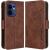 Чехол Deexe Wallet Stand для OPPO Reno 13 F/FS 5G - Brown: фото 1 из 7