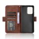 Чехол Deexe Wallet Stand для OPPO Reno 13 F/FS 5G - Brown (375702Z). Фото 2 из 7