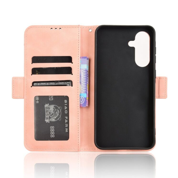 Чехол Deexe Wallet Stand для Samsung Galaxy A56 (A566) - Pink: фото 5 из 7