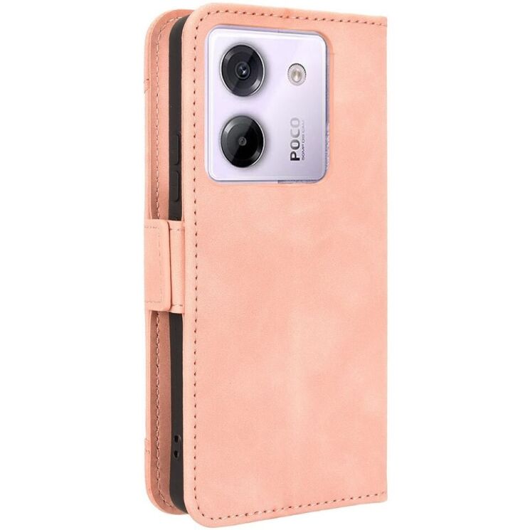 Чехол Deexe Wallet Stand для Xiaomi Poco M7 Pro - Pink: фото 7 из 7