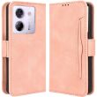 Чехол Deexe Wallet Stand для Xiaomi Poco M7 Pro - Pink (374410P)