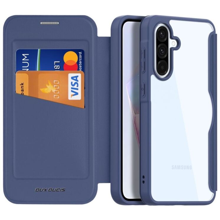 Чехол-книга DUX DUCIS Skin X Pro для Samsung Galaxy A36 (A366) - Blue: фото 2 из 10