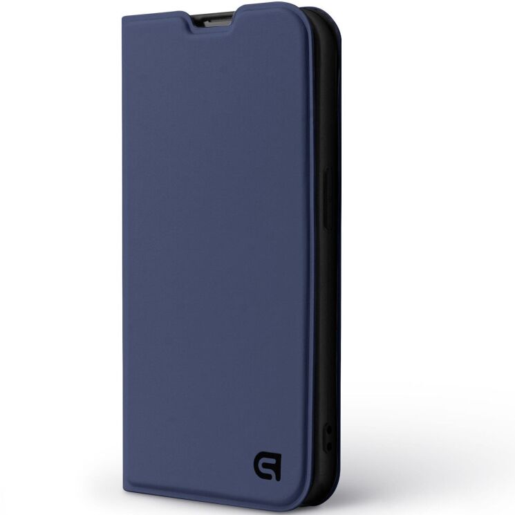 Чехол-книжка ArmorStandart OneFold Case для Motorola Moto G17 Power - Dark Blue: фото 2 из 5