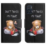 Чохол з малюнком Deexe Color Wallet для Motorola Moto E22 - Bear: фото 1 з 6