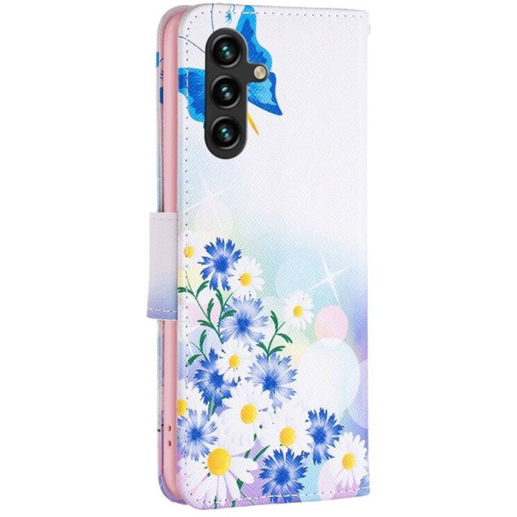 Чехол-книжка Deexe Color Wallet для Samsung Galaxy A15 (A155) - Butterfly and Flowers: фото 3 из 7