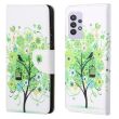Чехол-книжка Deexe Color Wallet для Samsung Galaxy A32 (А325) - Green Tree (273039A)