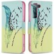 Чехол-книжка Deexe Color Wallet для Samsung Galaxy S22 (S901) - Feather and Birds (296354A)