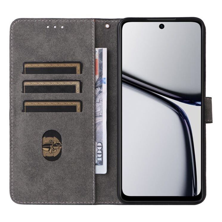 Чехол-книжка Deexe Delta Book для Realme C65 - Purple: фото 2 из 8