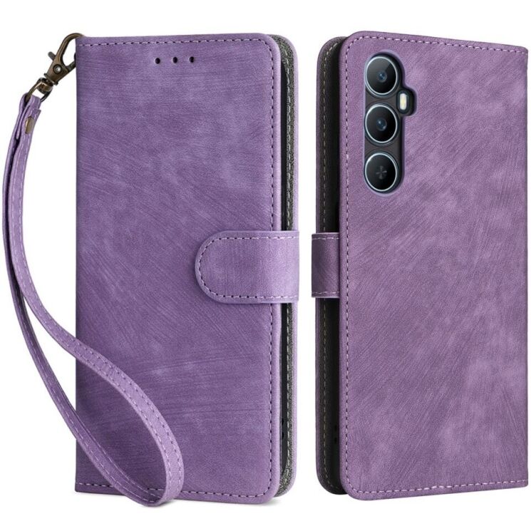 Чехол-книжка Deexe Delta Book для Realme C65 - Purple: фото 1 из 8