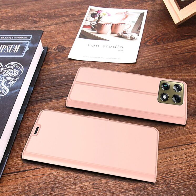 Чохол-книжка Deexe Faro Wallet для Motorola Signature - Rose Gold: фото 3 з 7