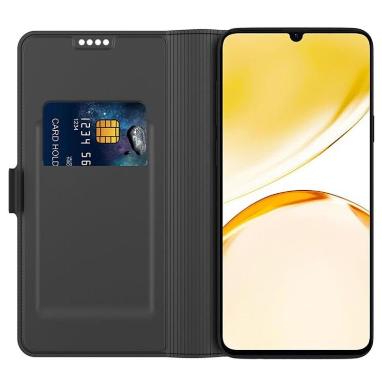 Чехол-книжка Deexe Faro Wallet для Realme 14 Pro Plus - Black: фото 2 из 7