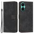 Чехол-книжка Deexe Lines Series для TECNO Camon 19 (CI6n) / 19 Pro (CI8n) - Black (311423B)