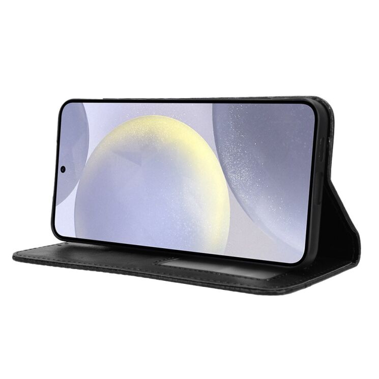 Чехол-книжка Deexe Retro Style для Samsung Galaxy S26 FE - Black (412779B) Чехол-книжка Deexe Retro Style для Samsung Galaxy S26 FE - Black: фото 7 из 19