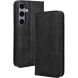 Чехол-книжка Deexe Retro Style для Samsung Galaxy S26 FE - Black (412779B). Фото 1 из 19