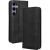 Чехол-книжка Deexe Retro Style для Samsung Galaxy S26 FE - Black: фото 1 из 19