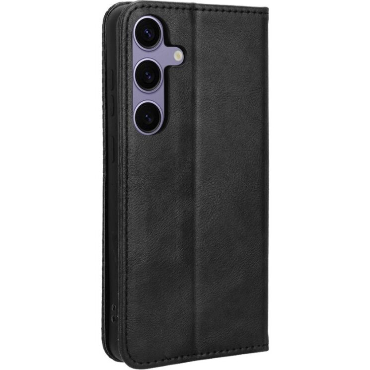 Чехол-книжка Deexe Retro Style для Samsung Galaxy S26 FE - Black (412779B) Чехол-книжка Deexe Retro Style для Samsung Galaxy S26 FE - Black: фото 8 из 19