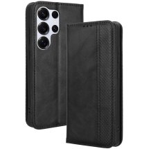 Чехол-книжка Deexe Retro Style для Samsung Galaxy S26 Ultra (S948) - Black: фото 1 из 20