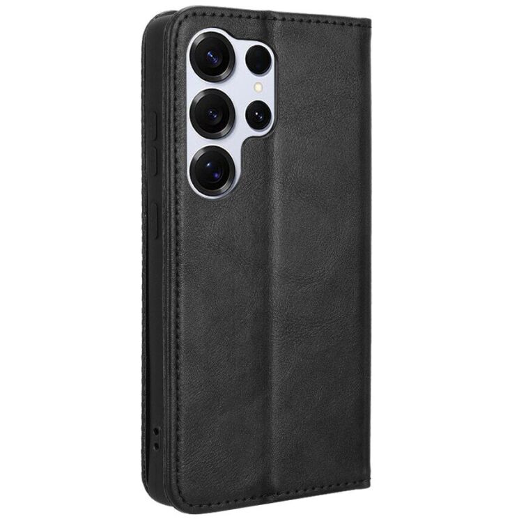 Чехол-книжка Deexe Retro Style для Samsung Galaxy S26 Ultra (S948) - Black: фото 8 из 20