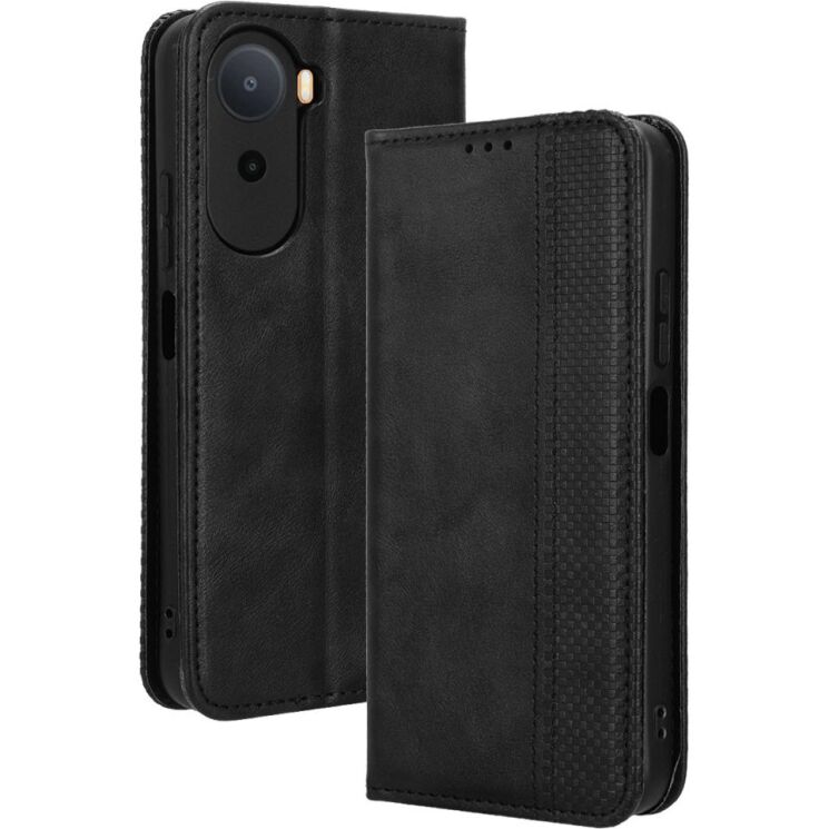 Чохол-книжка Deexe Retro Style для Xiaomi Redmi A7 Pro - Black: фото 7 з 18